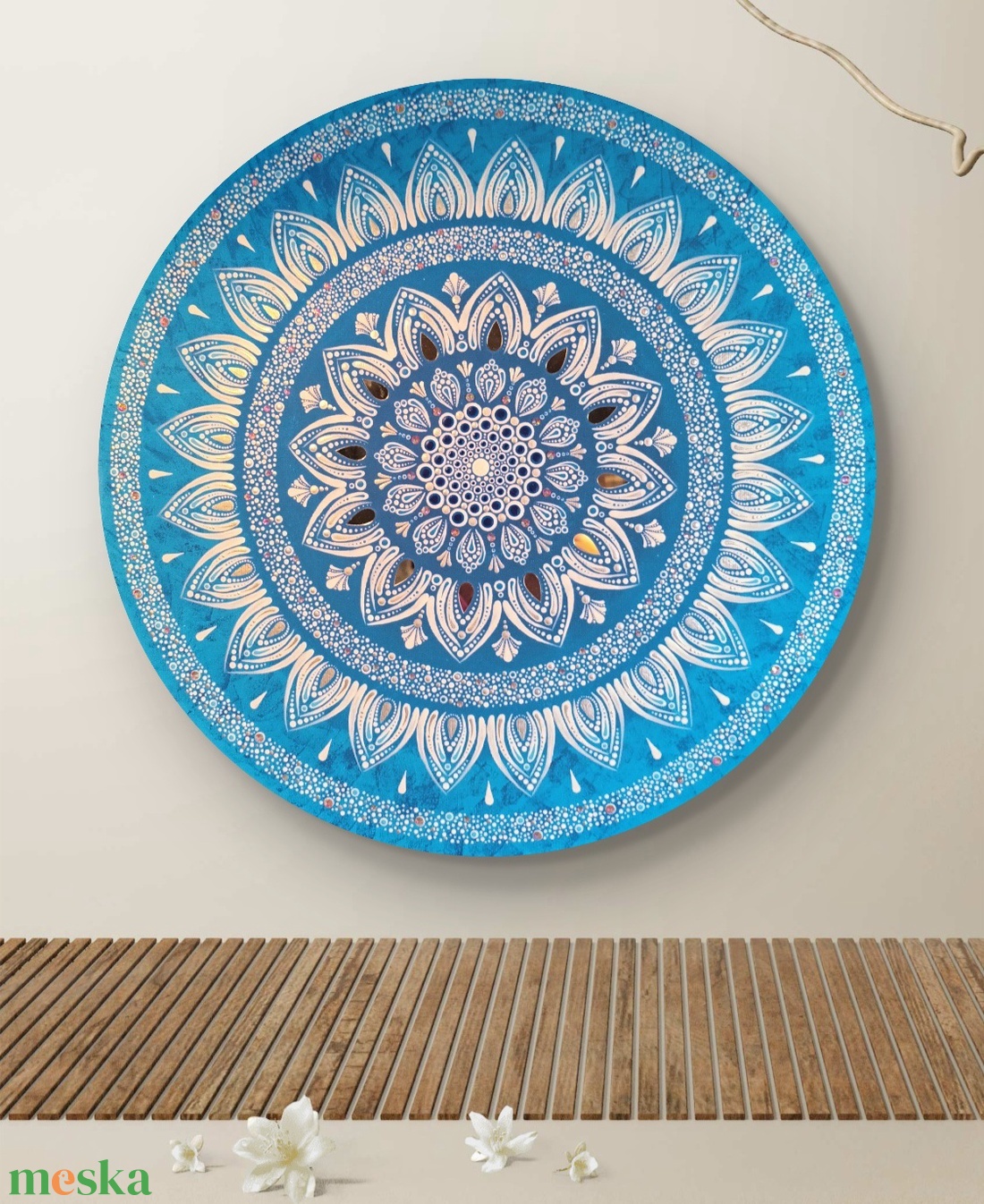 Egyedi mandala, kék - otthon & életmód - dekoráció - spiritualitás - mandala - Meska.hu Egyedi mandala, kék - otthon & életmód - dekoráció - spiritualitás - mandala - Meska.hu