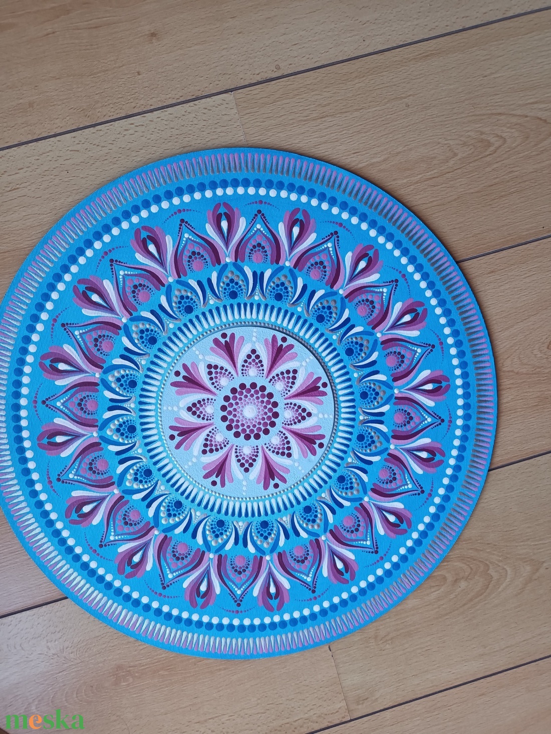 Egyedi mandala, kék, lila, ezüst és fehér színekkel - otthon & életmód - dekoráció - spiritualitás - mandala - Meska.hu Egyedi mandala, kék, lila, ezüst és fehér színekkel - otthon & életmód - dekoráció - spiritualitás - mandala - Meska.hu