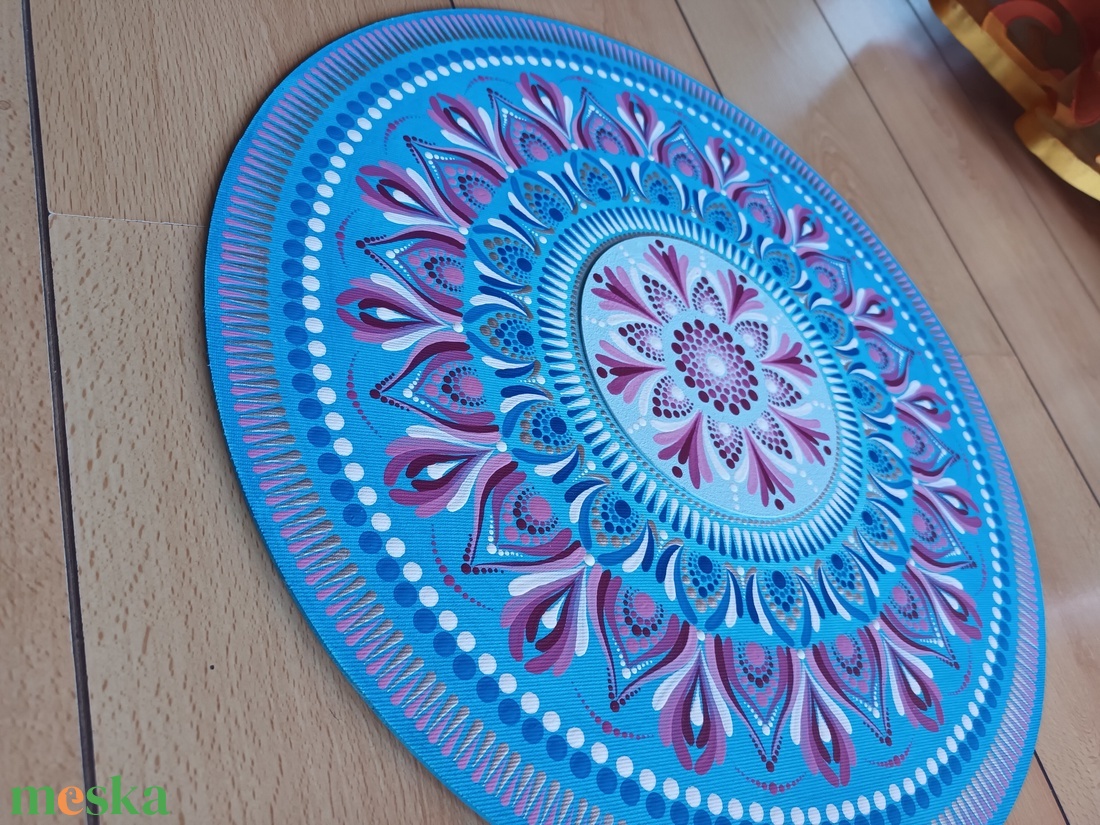 Egyedi mandala, kék, lila, ezüst és fehér színekkel - otthon & életmód - dekoráció - spiritualitás - mandala - Meska.hu Egyedi mandala, kék, lila, ezüst és fehér színekkel - otthon & életmód - dekoráció - spiritualitás - mandala - Meska.hu