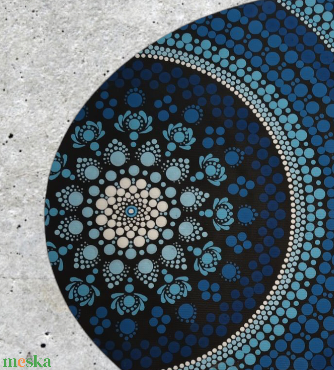 Egyedi mandala, mely a napot és a holdat szimbolizálja  - otthon & életmód - dekoráció - spiritualitás - mandala - Meska.hu