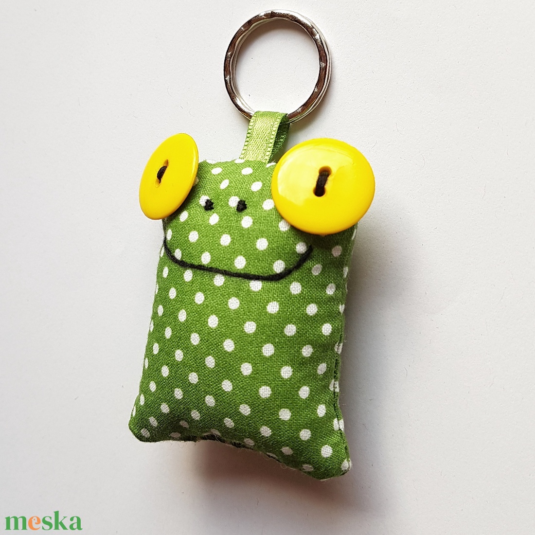 Sárgaszemű Breki - textil béka kulcstartó - táska & tok - kulcstartó & táskadísz - kulcstartó - Meska.hu Sárgaszemű Breki - textil béka kulcstartó - táska & tok - kulcstartó & táskadísz - kulcstartó - Meska.hu