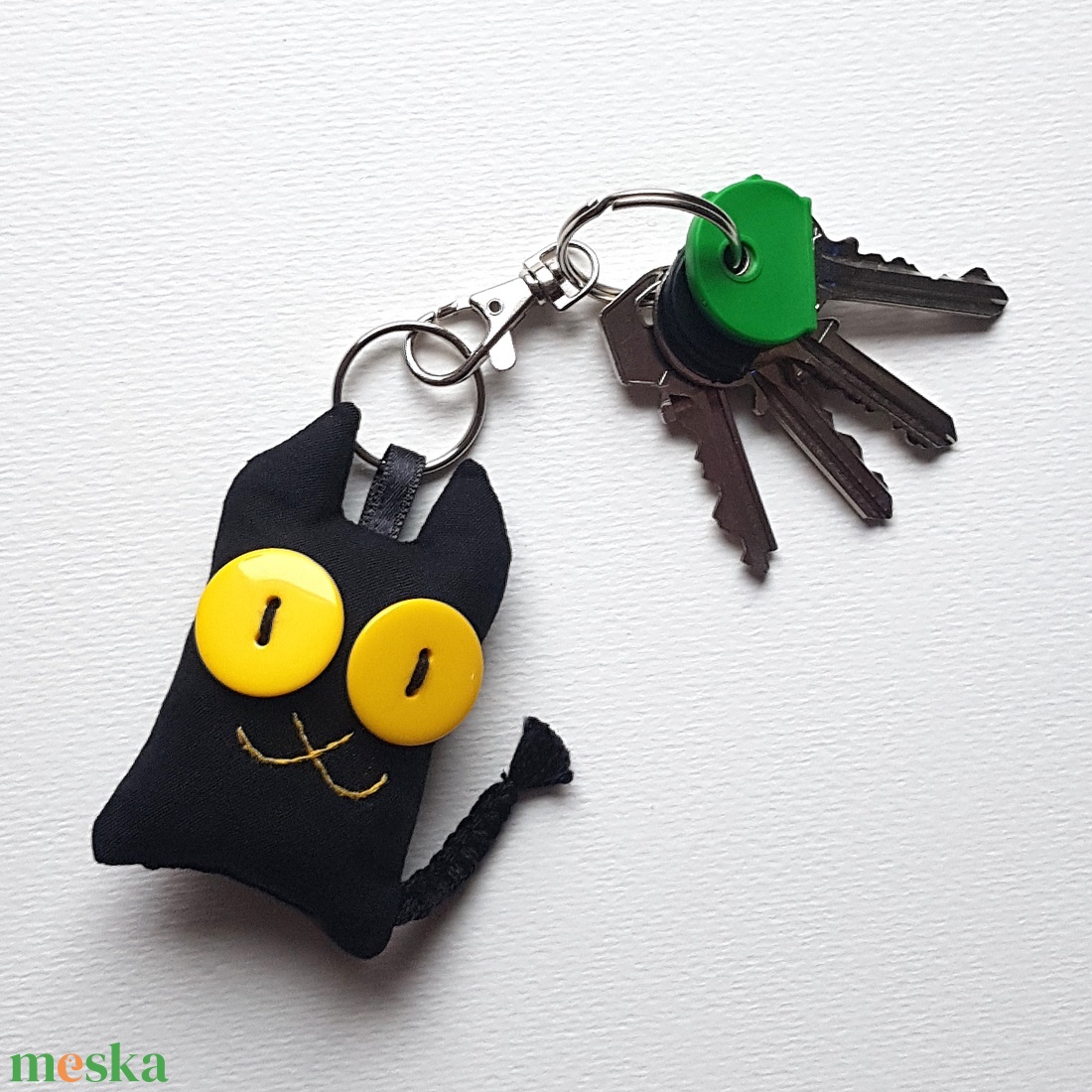 Fekete macska textil kulcstartó - otthon & életmód - dekoráció - halloween - halloweeni jelmez és kiegészítők - Meska.hu Fekete macska textil kulcstartó - otthon & életmód - dekoráció - halloween - halloweeni jelmez és kiegészítők - Meska.hu