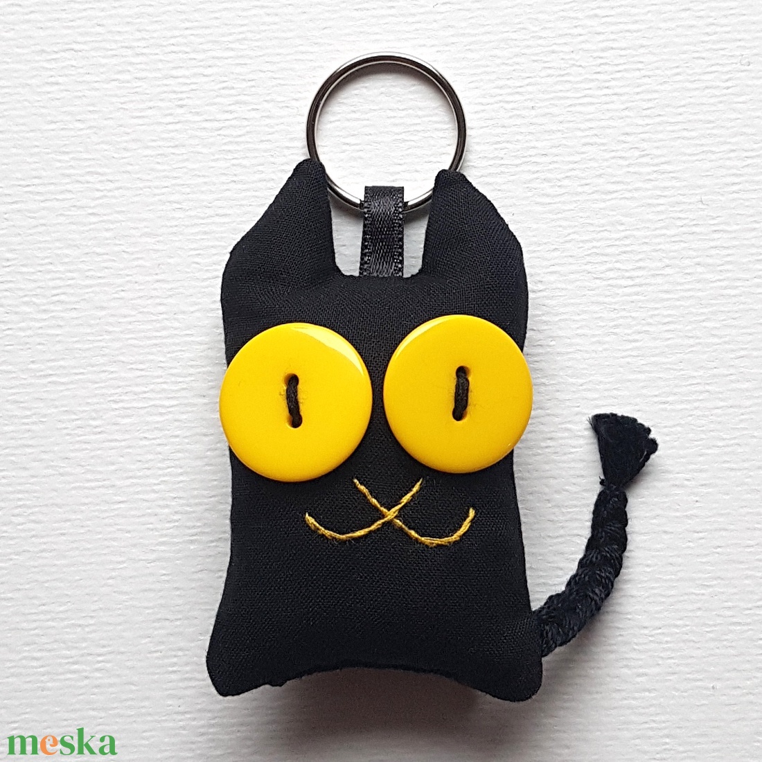 Fekete macska textil kulcstartó - otthon & életmód - dekoráció - halloween - halloweeni jelmez és kiegészítők - Meska.hu Fekete macska textil kulcstartó - otthon & életmód - dekoráció - halloween - halloweeni jelmez és kiegészítők - Meska.hu