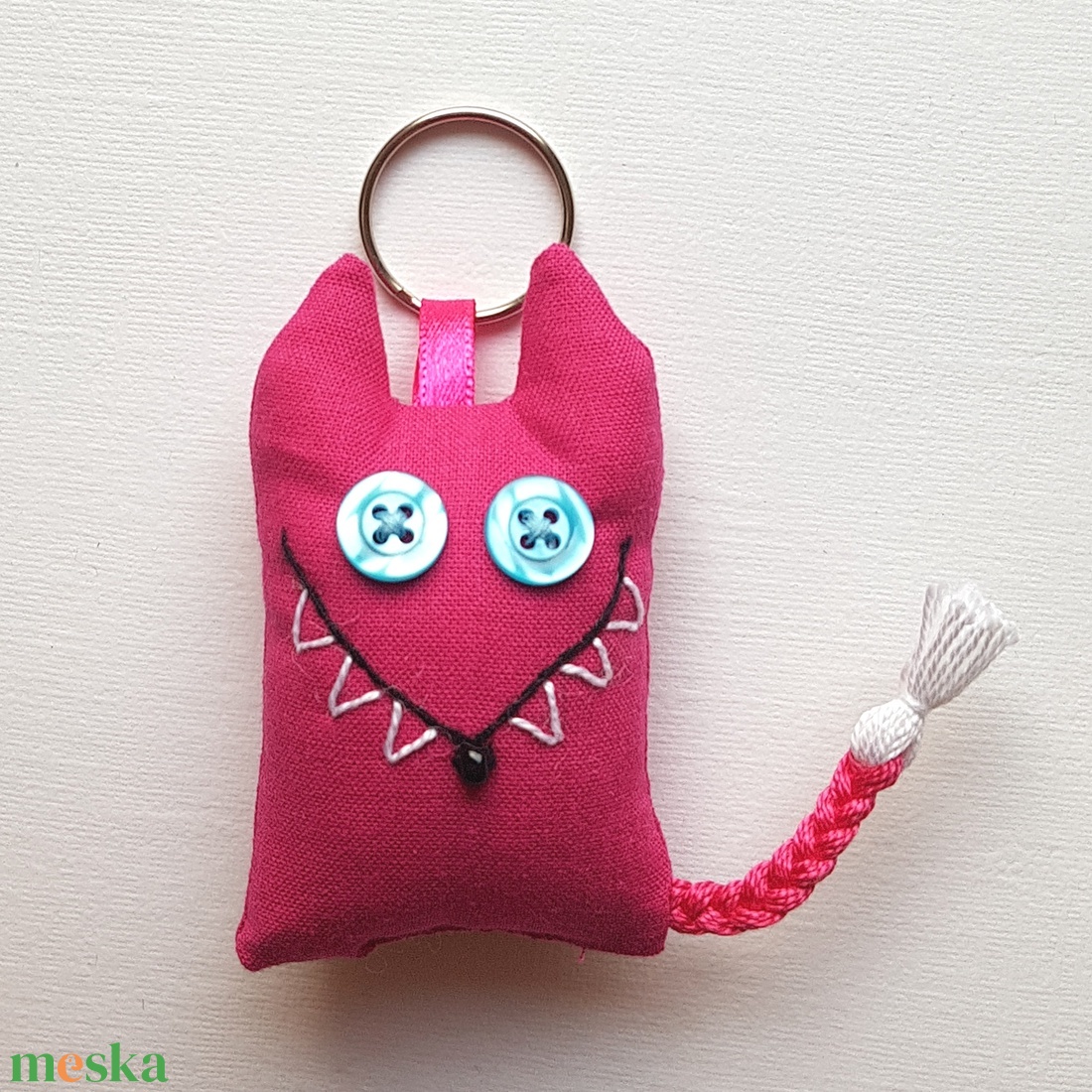 Pink róka kulcstartó - táska & tok - kulcstartó & táskadísz - kulcstartó - Meska.hu Pink róka kulcstartó - táska & tok - kulcstartó & táskadísz - kulcstartó - Meska.hu