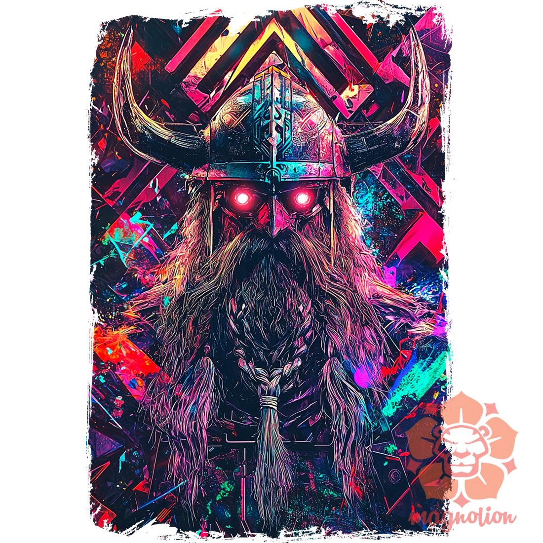 Cyberpunk Viking v8 - ruha & divat - férfi ruha - férfi pulóver - Meska.hu