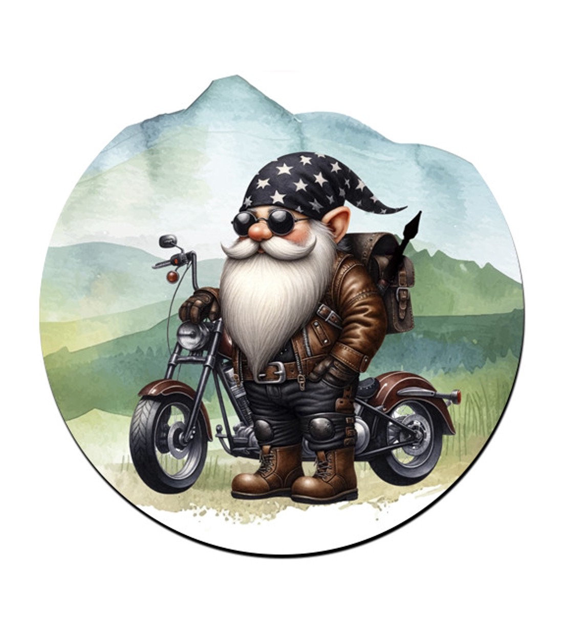 Széles utat - Motoros manó mintás bögre alátét -  - Meska.hu