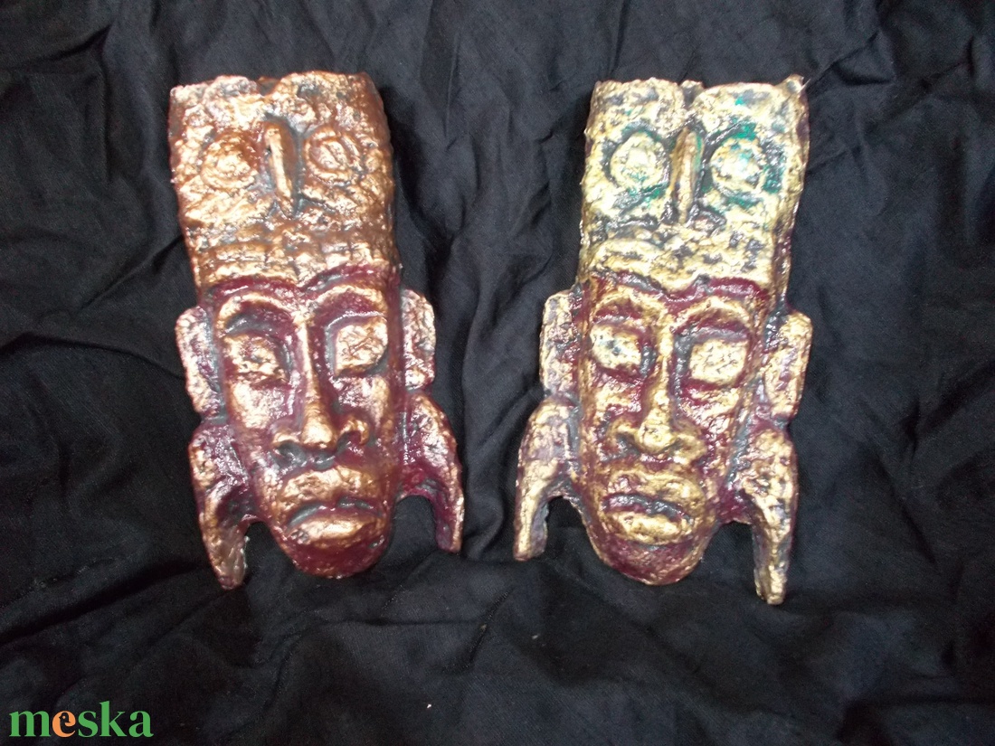 Indián totem - zöld bagoly - otthon & életmód - dekoráció - fali és függő dekoráció - falra akasztható dekor - Meska.hu