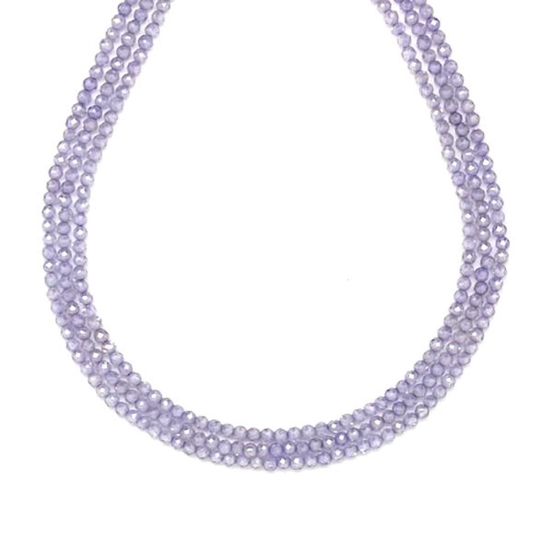 Cirkon fazettált halvány lila golyó 2mm  ékszerkészítő alapanyag (füzér) - kellékek & szerszámok - ásvány alapanyag - ásványfüzér - Meska.hu