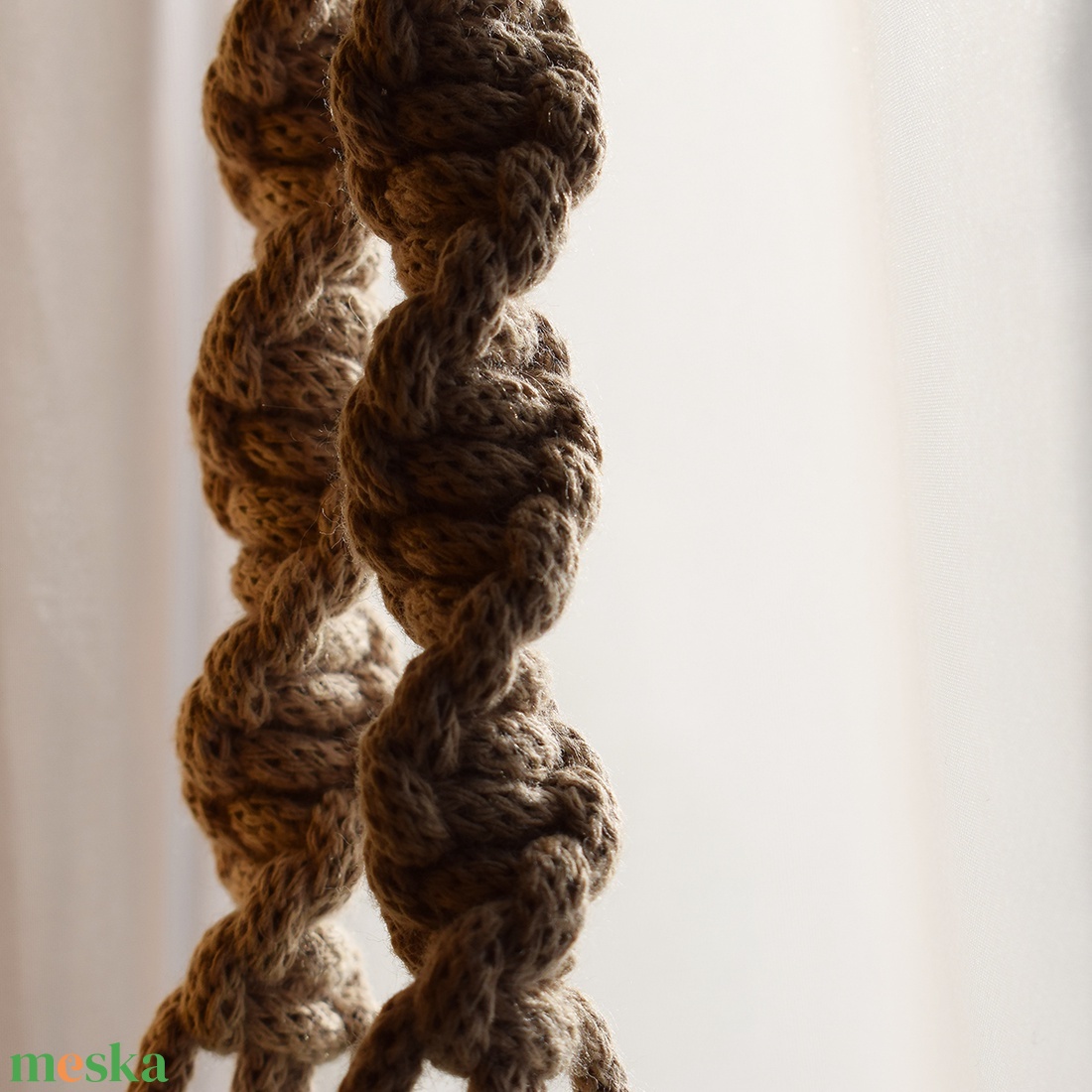 Makramé virágtartó - otthon & életmód - dekoráció - Meska.hu