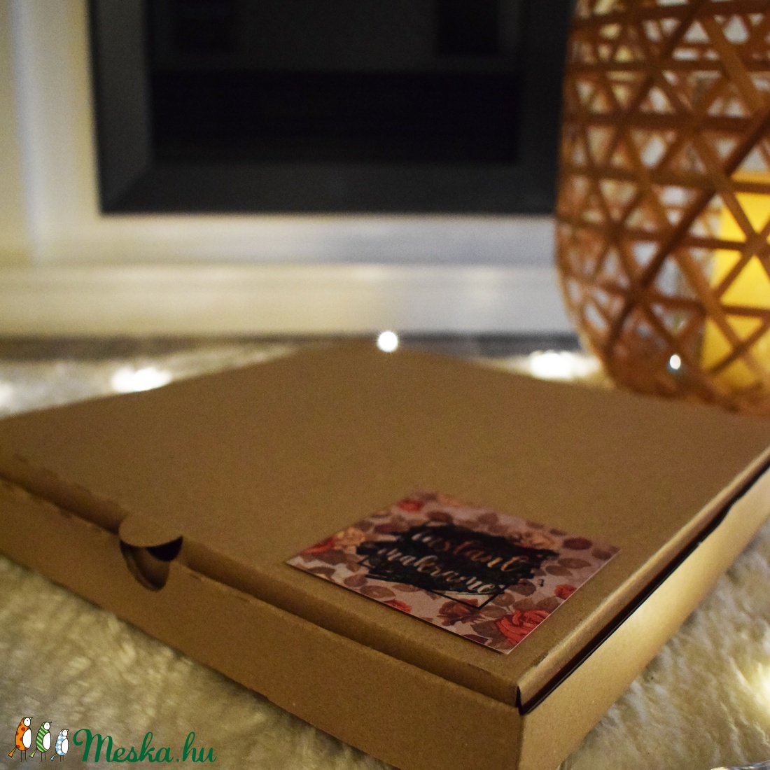 Natúr karácsonyi díszek (3x) díszdobozban - otthon & életmód - dekoráció - Meska.hu