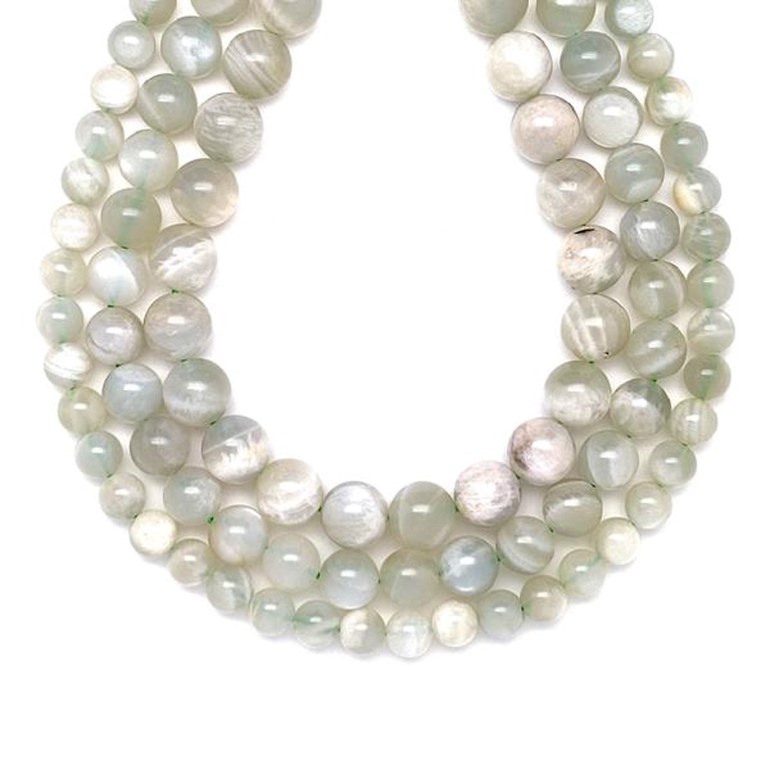 Garnierit golyó 10-11mm  ékszerkészítő alapanyag (füzér) - kellékek & szerszámok - ásvány alapanyag - ásványfüzér - Meska.hu