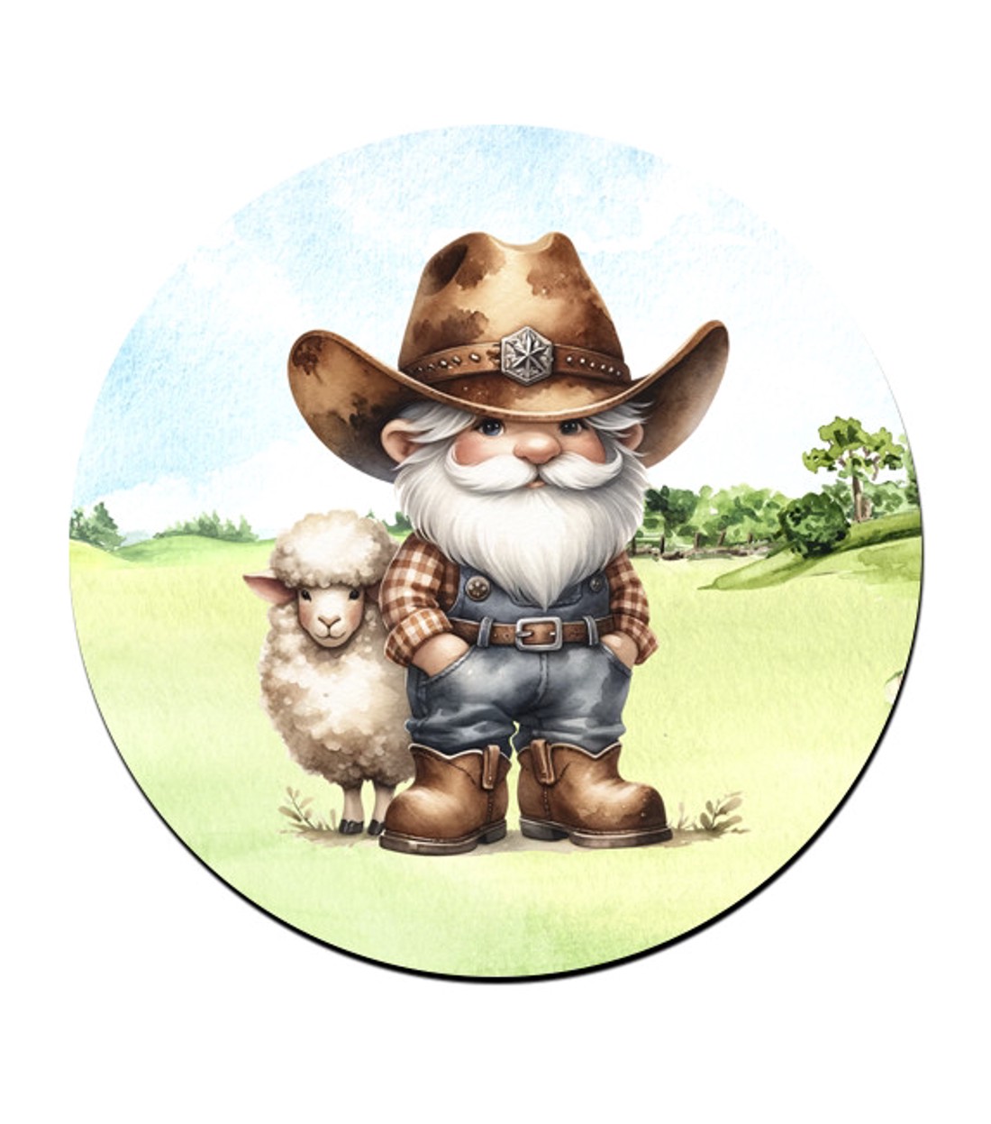 Gazda manó báránnyal bögre alátét -  - Meska.hu