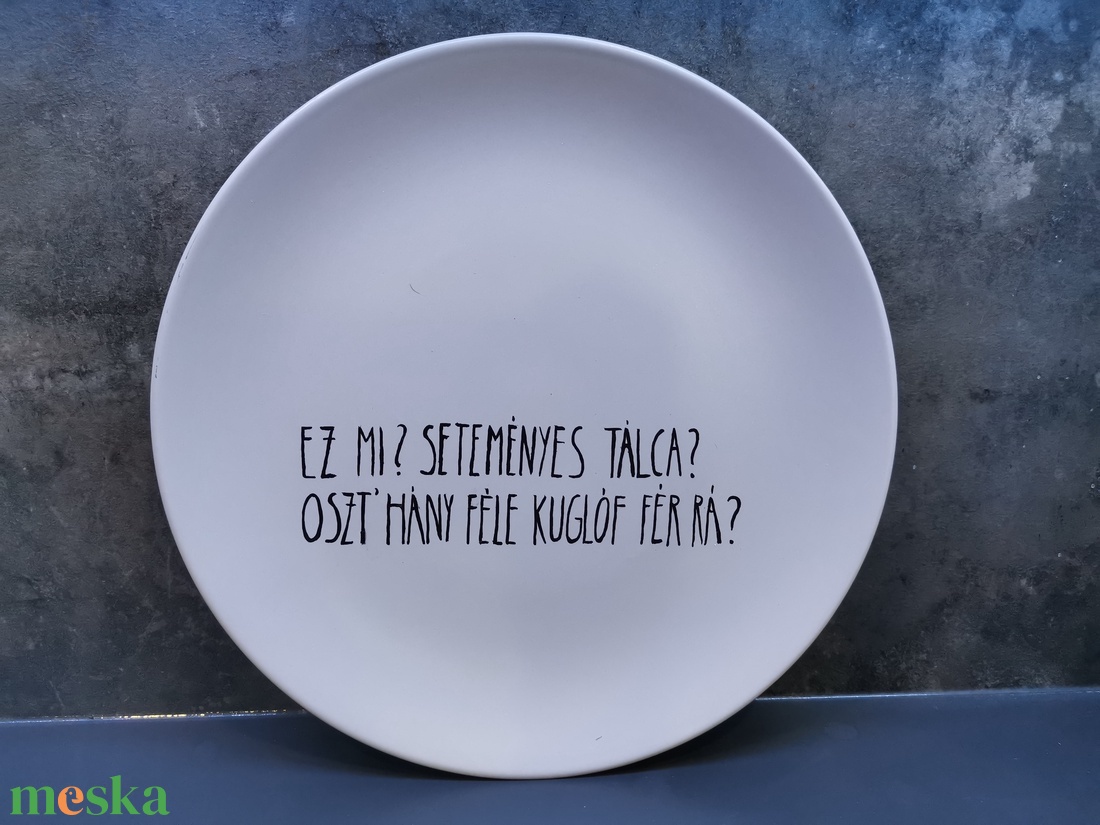 Feliratos tányér - otthon & életmód - konyhafelszerelés, tálalás - tálalás - bögre & csésze - Meska.hu