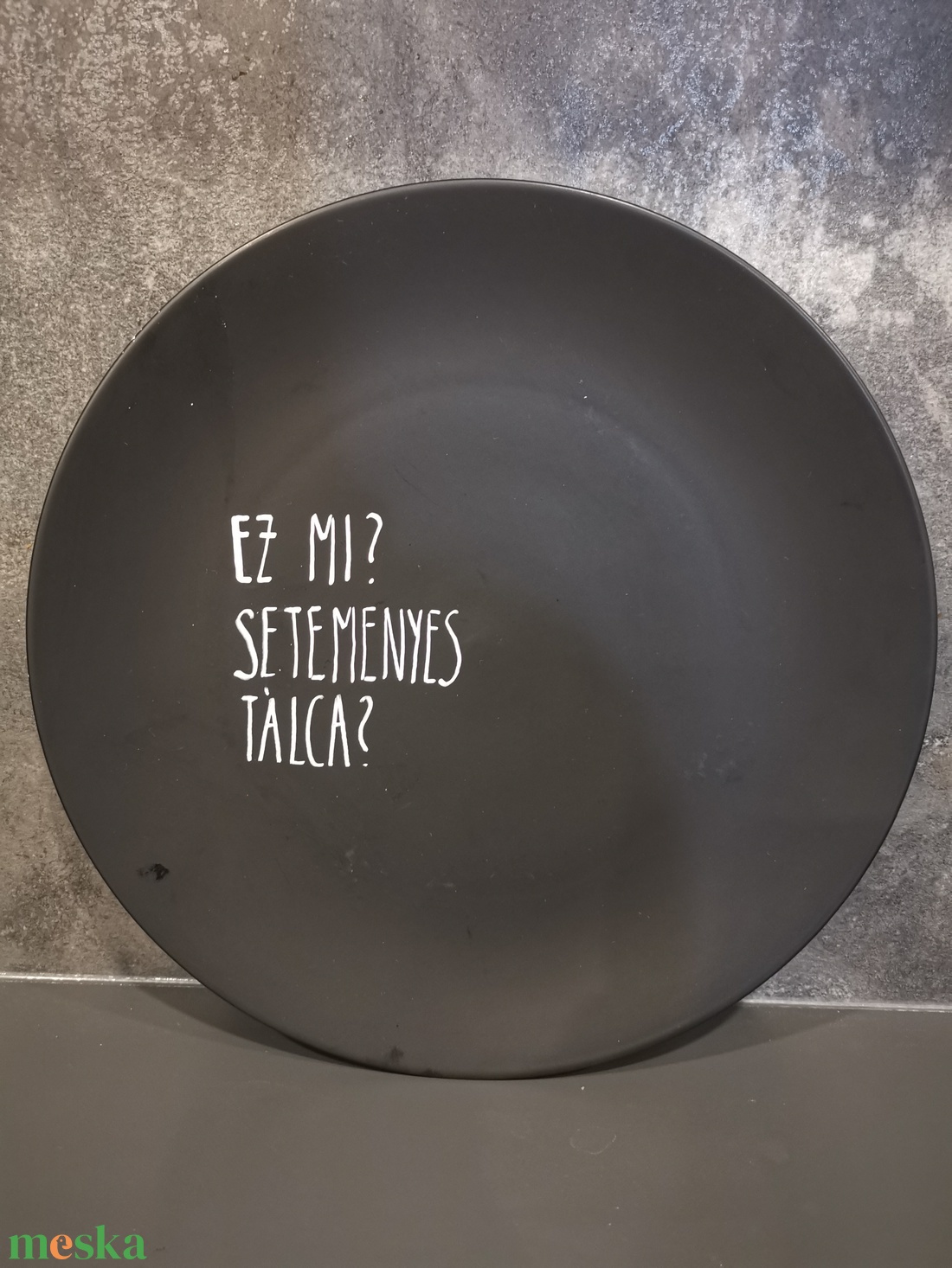 Seteményes tányér - otthon & életmód - konyhafelszerelés, tálalás - tálalás - tányér & étkészlet - Meska.hu