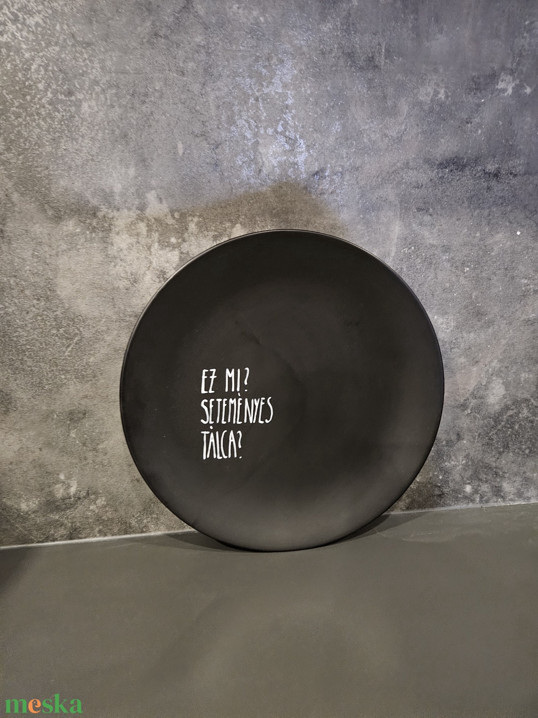 Seteményes tányér - otthon & életmód - konyhafelszerelés, tálalás - tálalás - tányér & étkészlet - Meska.hu