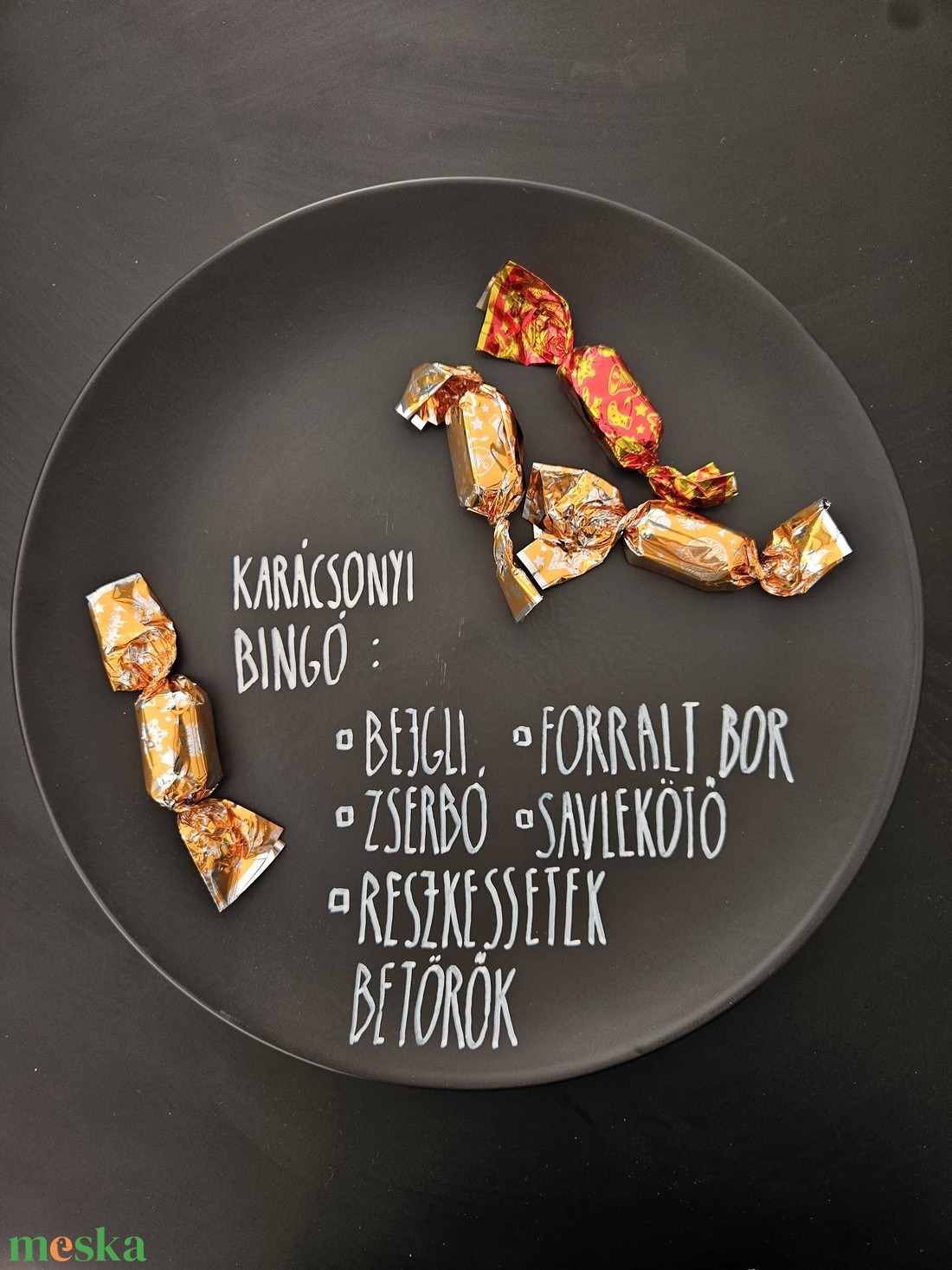 Karácsonyi tányér - otthon & életmód - konyhafelszerelés, tálalás - tálalás - tányér & étkészlet - Meska.hu