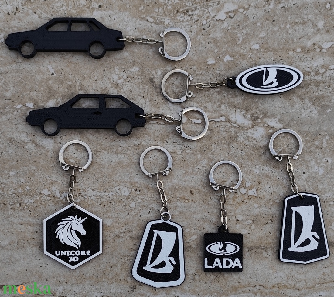 Prémium 3D Nyomtatott Autós Kulcstartó (Lada kollekció) - táska & tok - kulcstartó & táskadísz - kulcstartó - Meska.hu