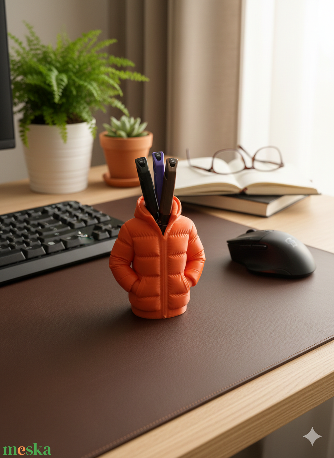 Kabát tolltartó - otthon & életmód - papír, írószer - tolltartó & ceruzatekercs - Meska.hu