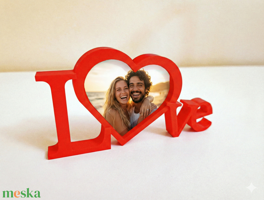 3D Love képtartó - otthon & életmód - dekoráció - kép & falikép - képkeret - Meska.hu