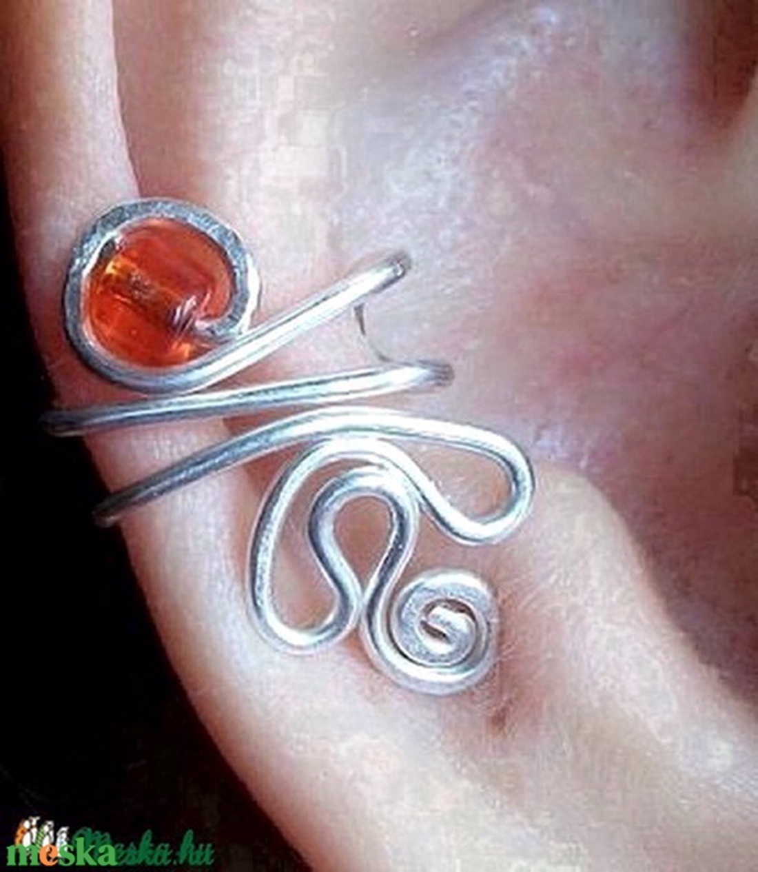 Rövid fazonú fülgyűrű - ékszer - fülbevaló - fülgyűrű - Meska.hu