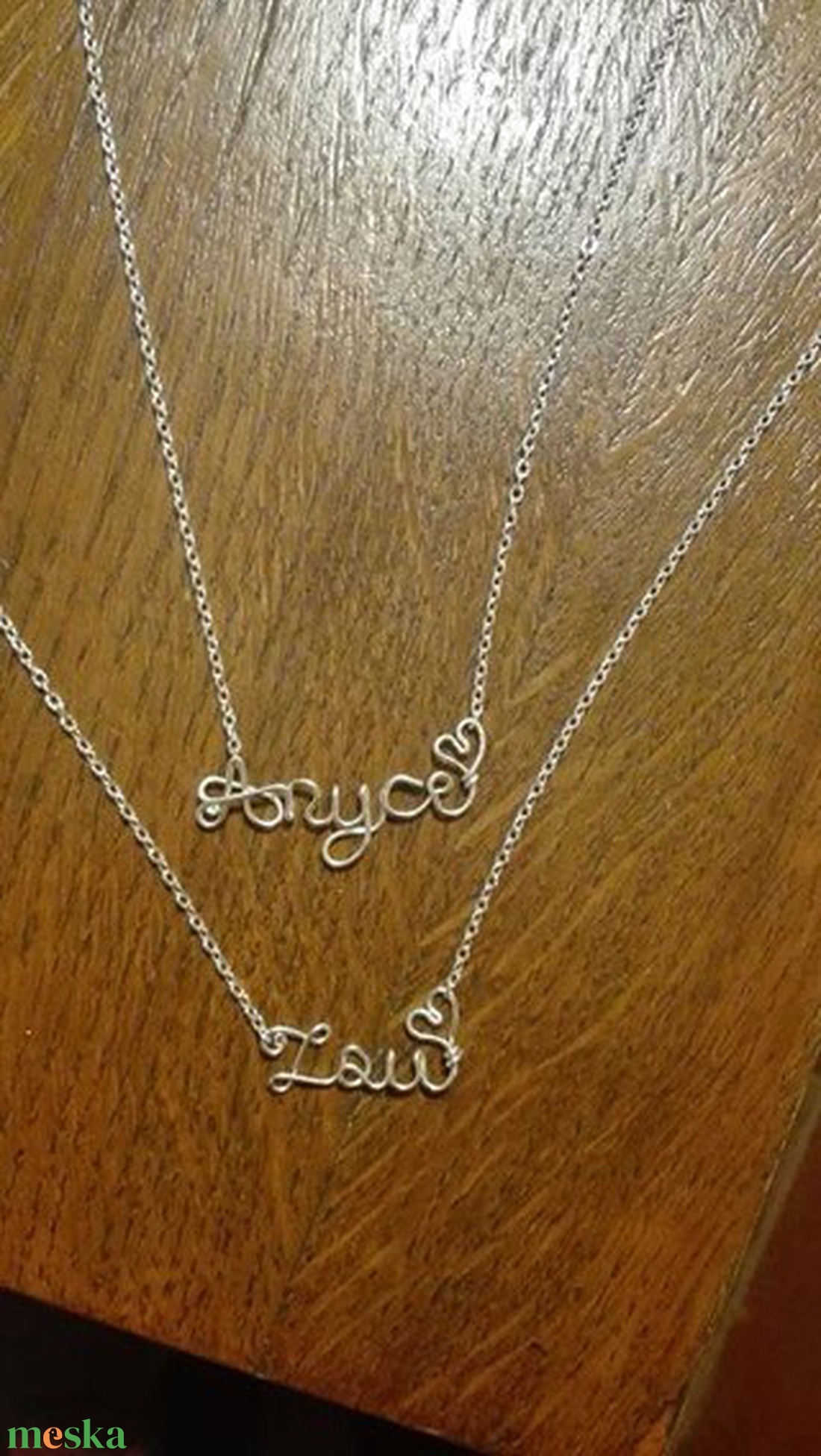 Rendeld meg egyedi névmedálos nyakláncodat! - ékszer - nyaklánc - monogram & névnyaklánc - Meska.hu Rendeld meg egyedi névmedálos nyakláncodat! - ékszer - nyaklánc - monogram & névnyaklánc - Meska.hu