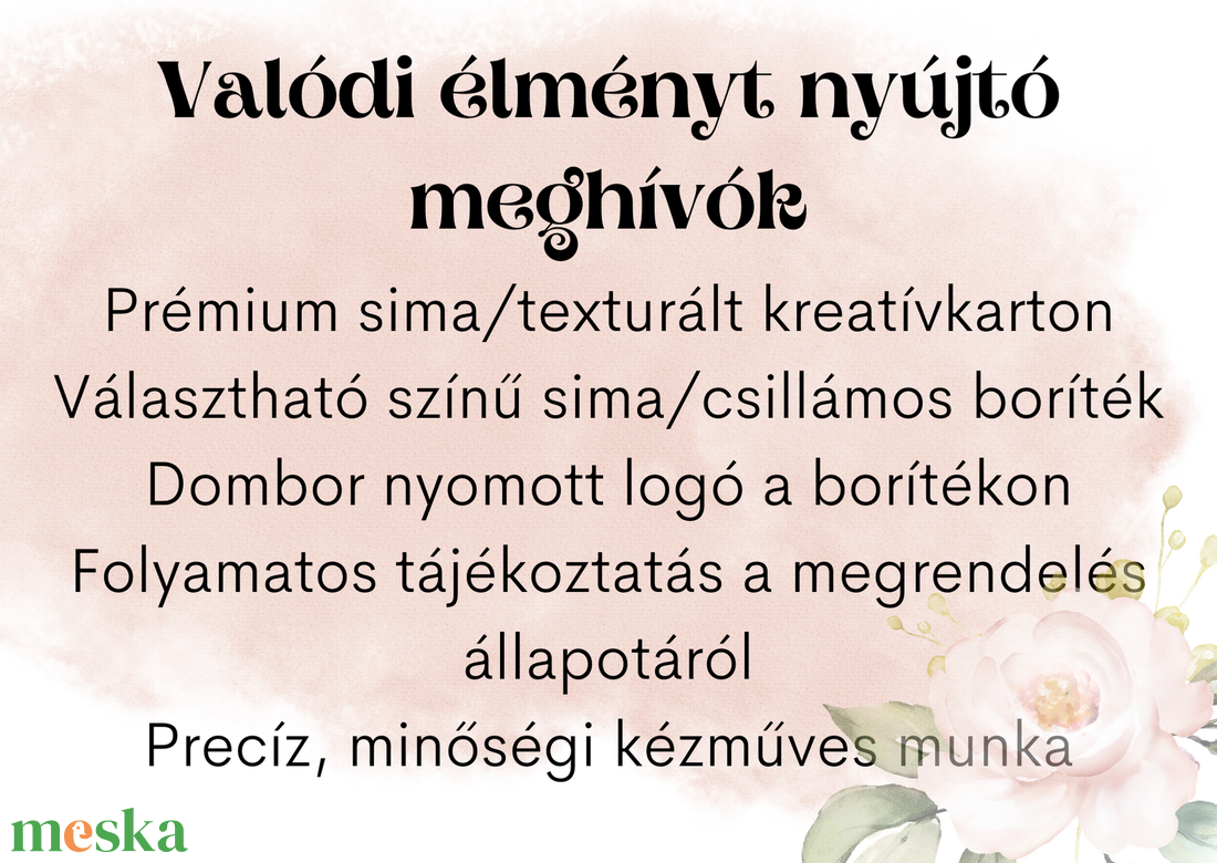 Fekete-arany elegáns, modern esküvői meghívó borítékkal, őszi, téli, minimál esküvői lap - esküvő - meghívó & kártya - meghívó - Meska.hu