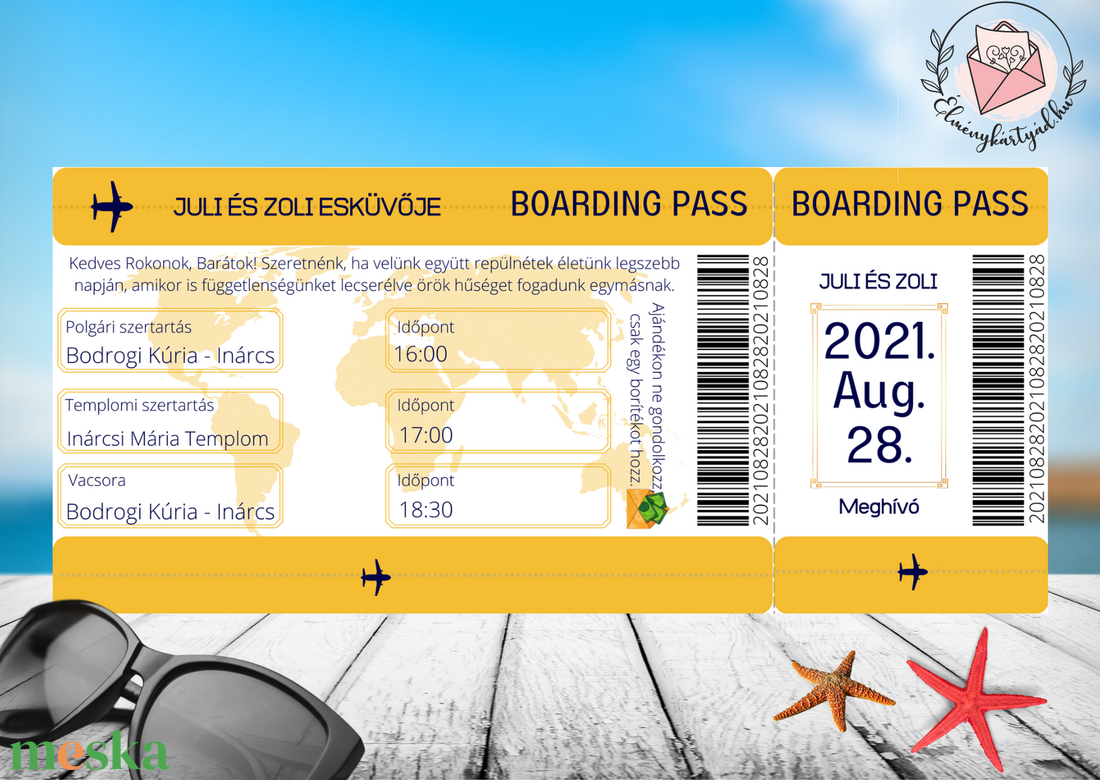 Beszállókártya Esküvői Meghívó Prémium Borítékkal, Modern meghívó, Nyári esküvő, Boarding Pass Utazás, Jegy meghívó, - esküvő - meghívó & kártya - meghívó - Meska.hu Beszállókártya Esküvői Meghívó Prémium Borítékkal, Modern meghívó, Nyári esküvő, Boarding Pass Utazás, Jegy meghívó, - esküvő - meghívó & kártya - meghívó - Meska.hu