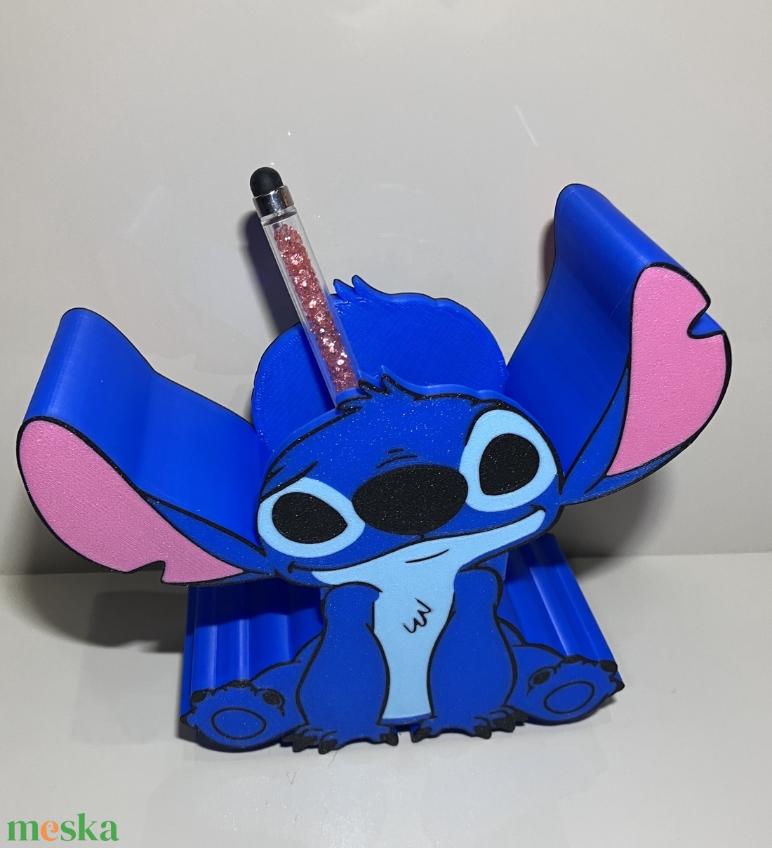Stitch ceruzatartó - otthon & életmód - papír, írószer - tolltartó & ceruzatekercs - Meska.hu
