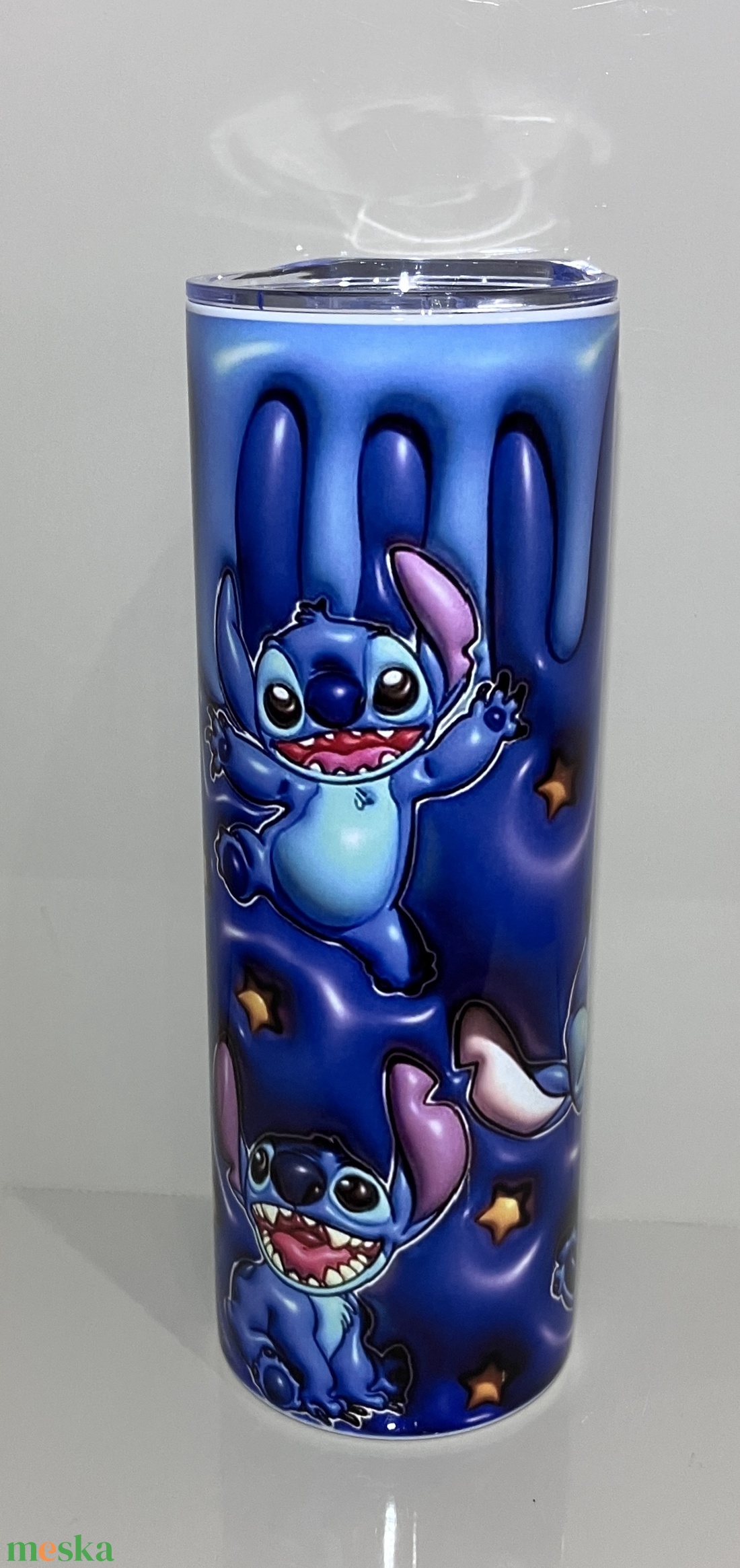 Stitch Tumbler/ Termosz - otthon & életmód - konyhafelszerelés, tálalás - italos kellékek - termoszok - Meska.hu