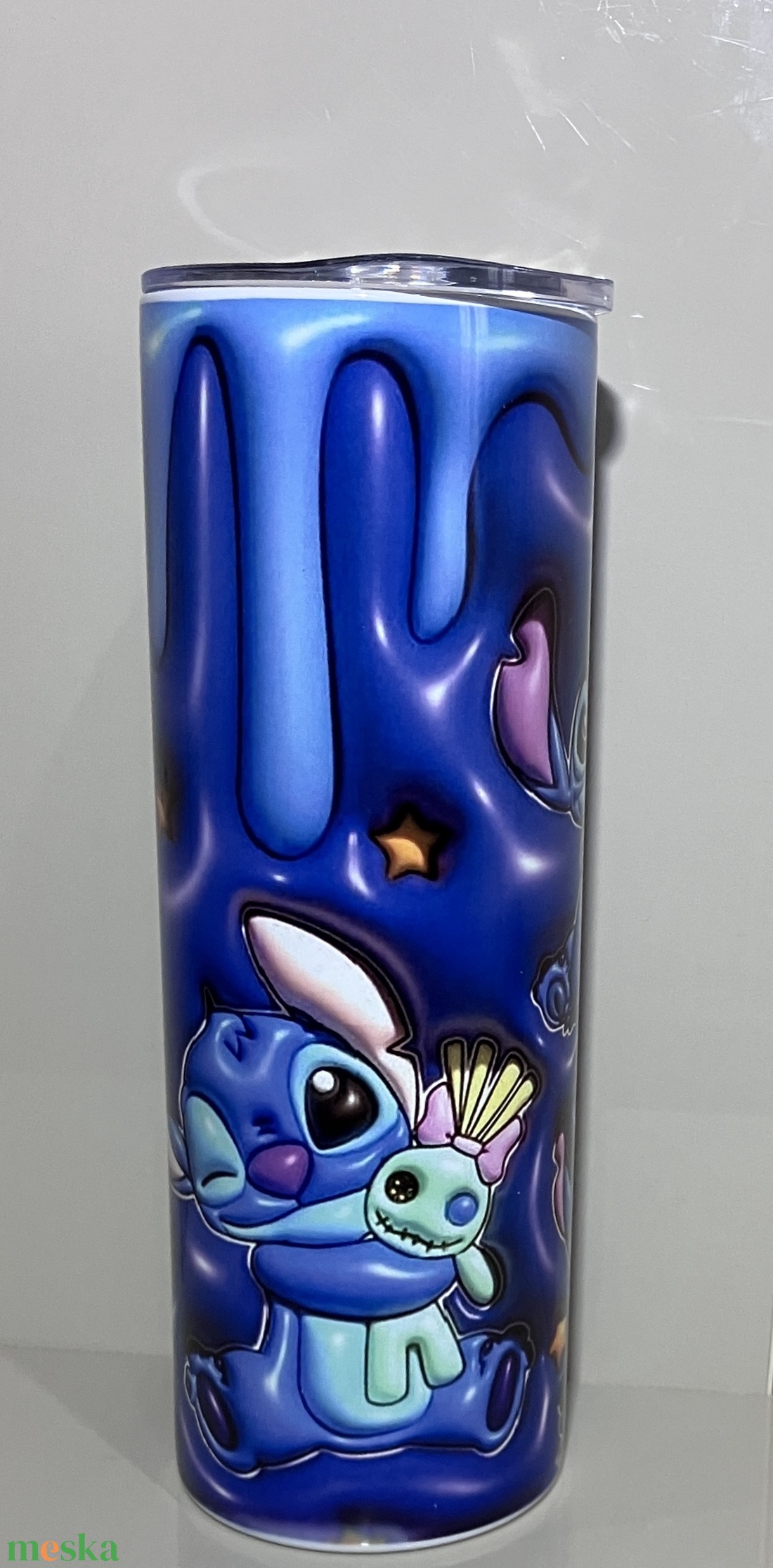 Stitch Tumbler/ Termosz - otthon & életmód - konyhafelszerelés, tálalás - italos kellékek - termoszok - Meska.hu