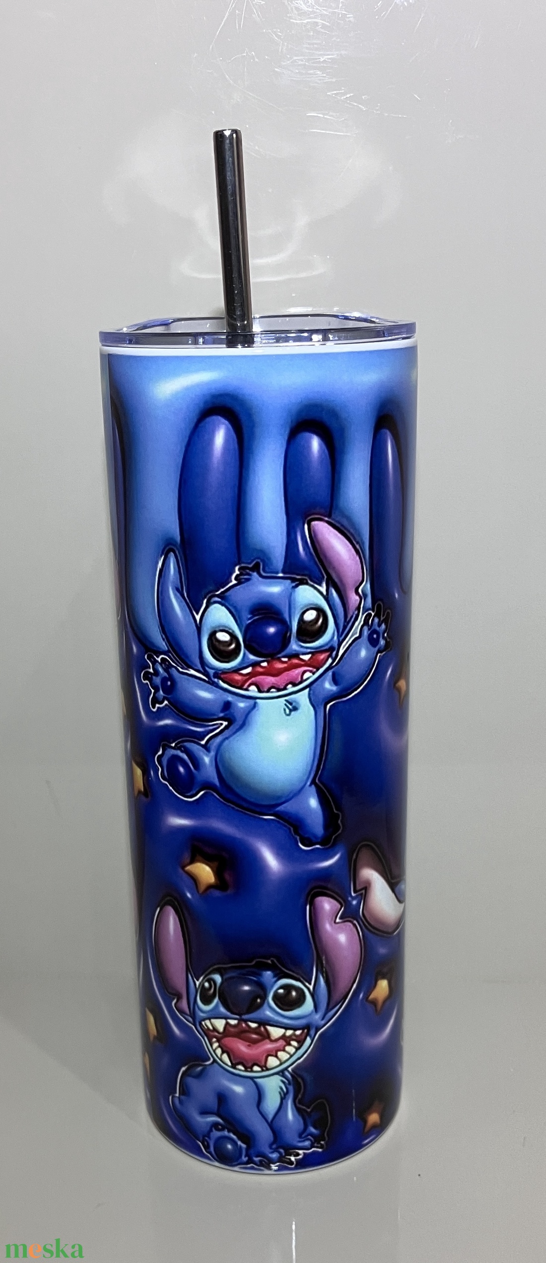 Stitch Tumbler/ Termosz - otthon & életmód - konyhafelszerelés, tálalás - italos kellékek - termoszok - Meska.hu