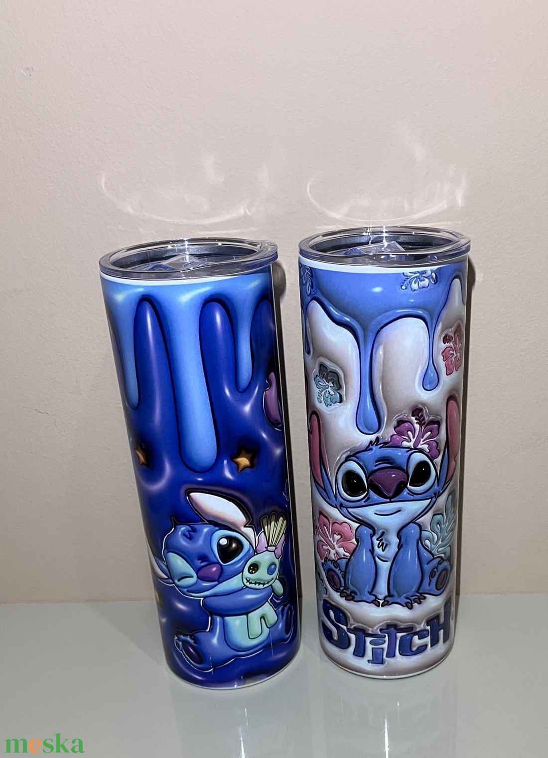 Stitch Tumbler/ Termosz - otthon & életmód - konyhafelszerelés, tálalás - italos kellékek - termoszok - Meska.hu