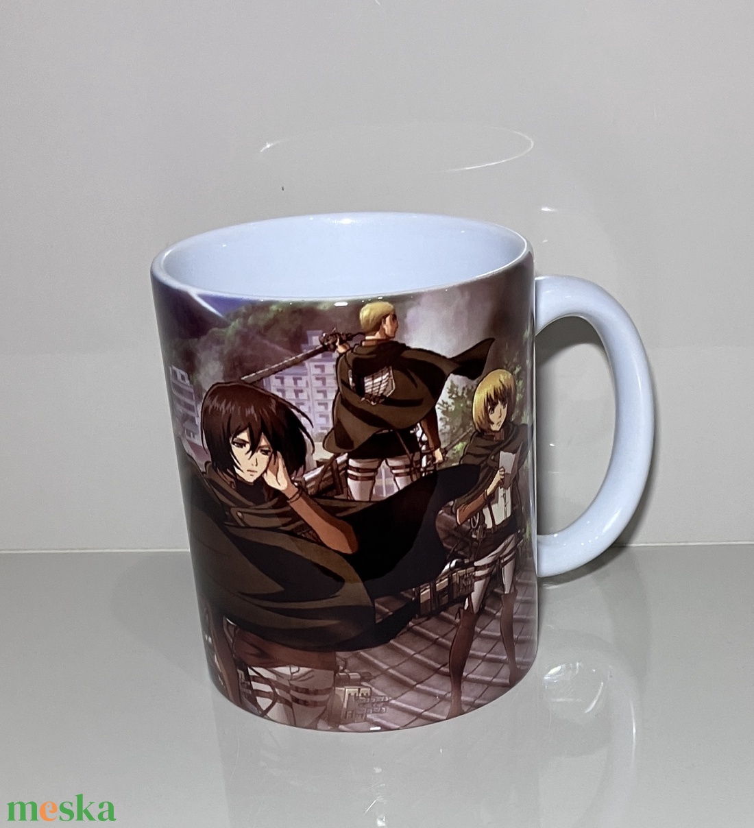 Attack on Titan bögre - otthon & életmód - konyhafelszerelés, tálalás - tálalás - bögre & csésze - Meska.hu
