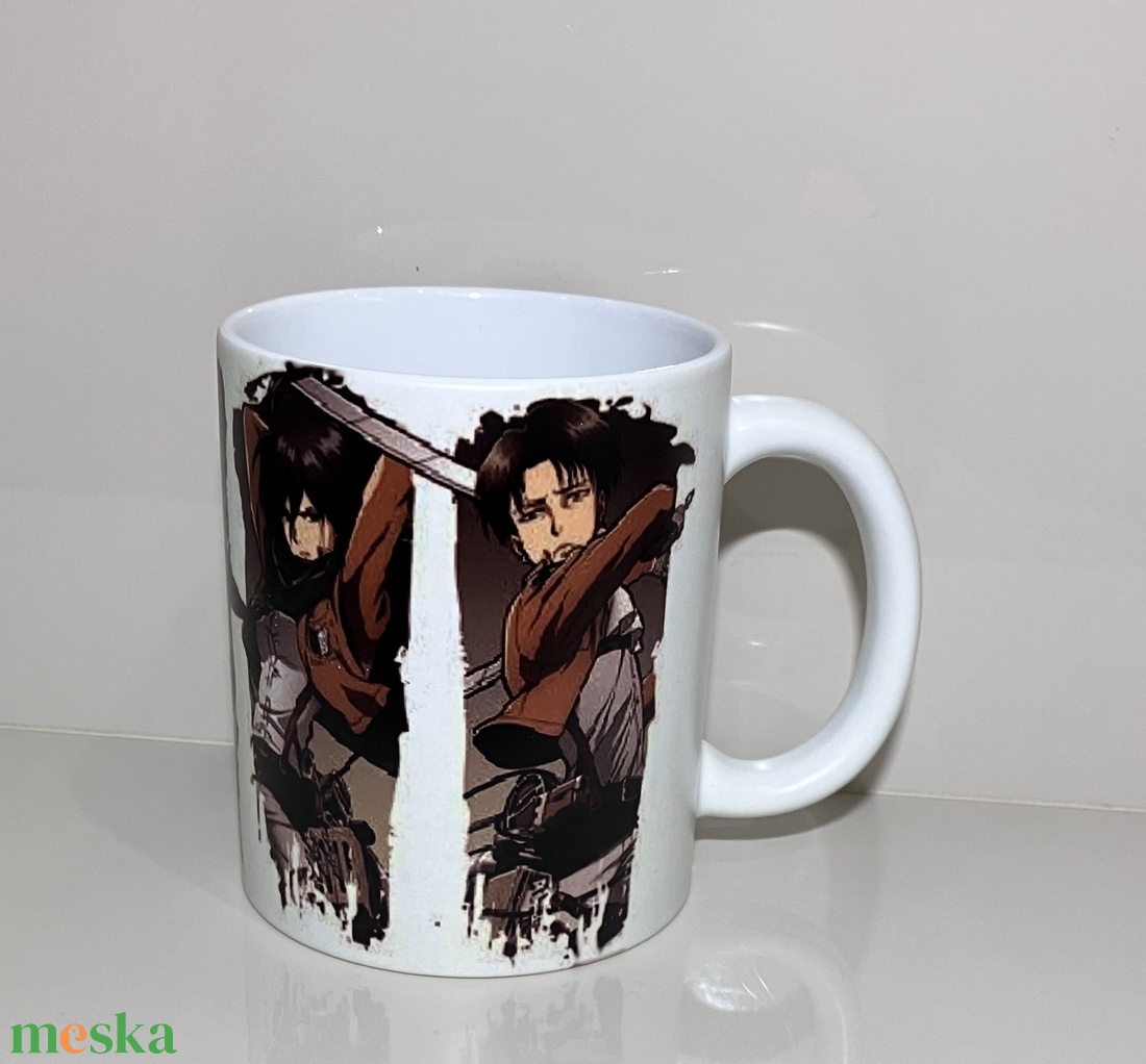 Attack on Titan Sötétben világít - otthon & életmód - konyhafelszerelés, tálalás - tálalás - bögre & csésze - Meska.hu
