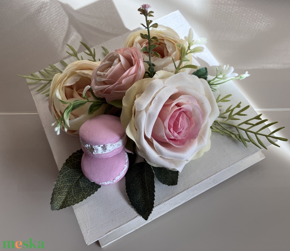 Fa virágtál - otthon & életmód - virágdekoráció - virágdíszek - asztali virágdísz - Meska.hu