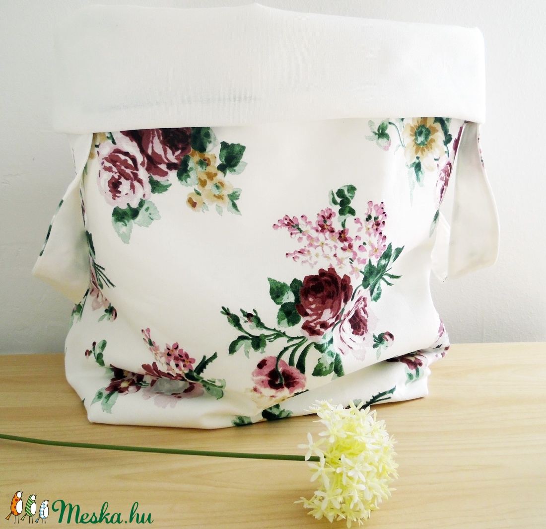 Textil tároló, mintás (nagy) -  - Meska.hu