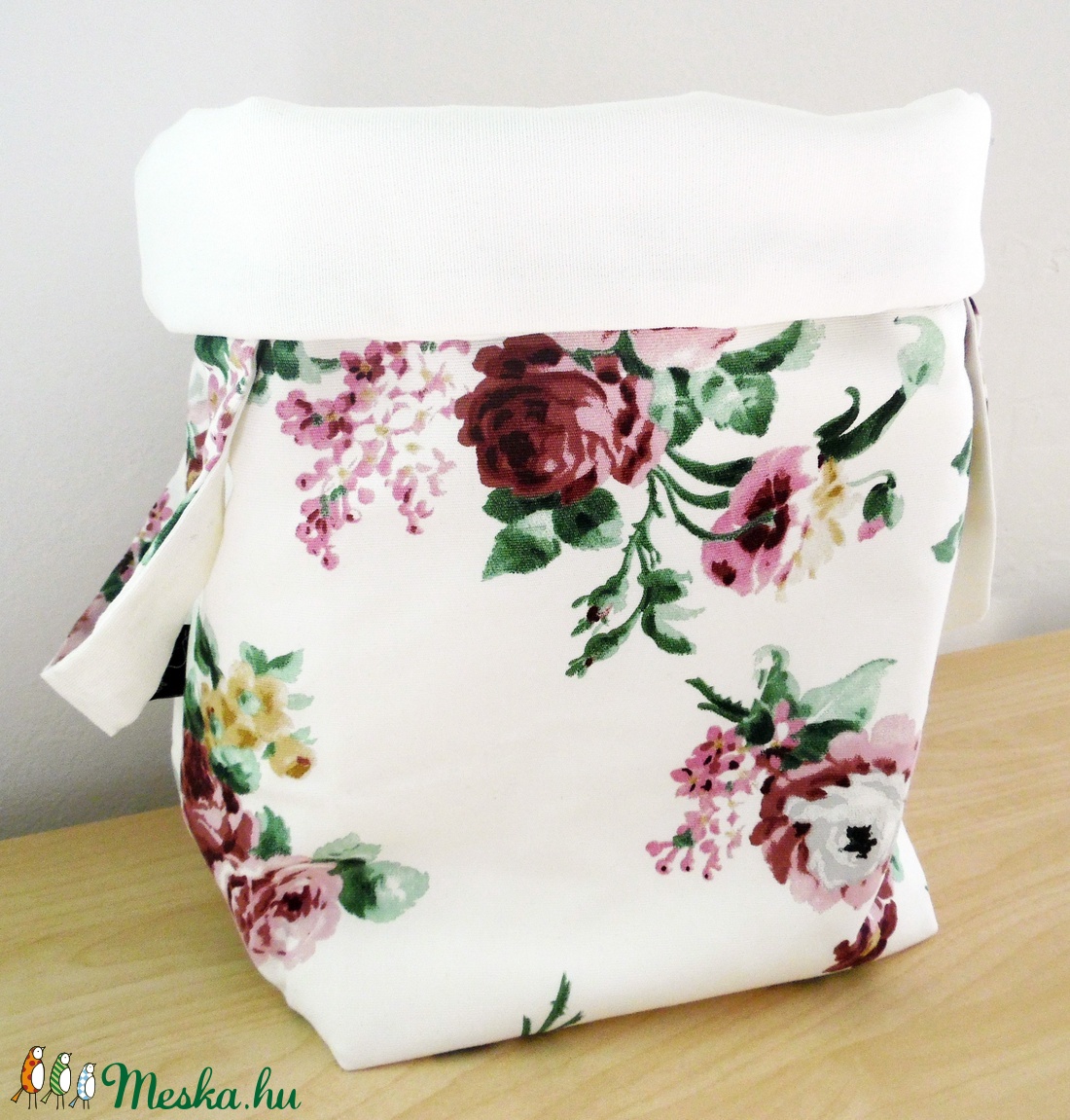 Textil tároló, mintás (nagy) -  - Meska.hu