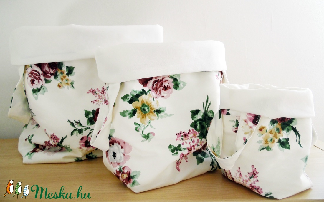 Textil tároló szett (mintás) - - Meska.hu Textil tároló szett (mintás) - - Meska.hu