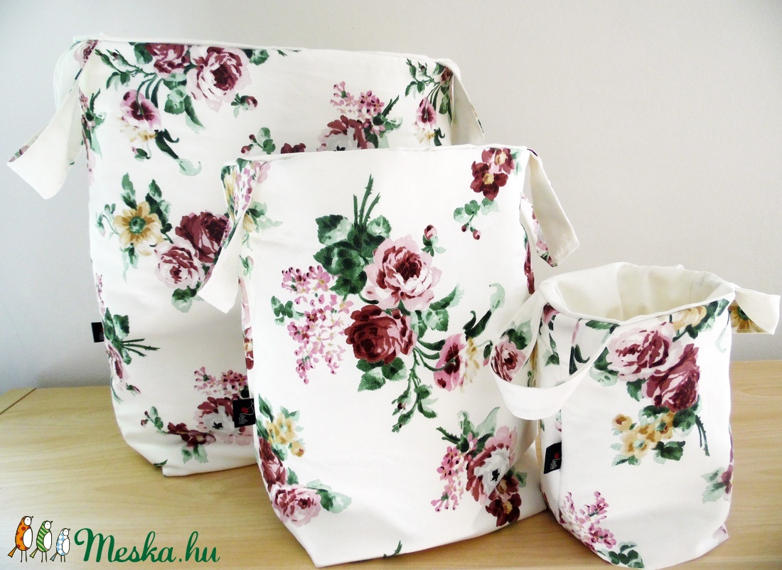 Textil tároló szett (mintás) - - Meska.hu Textil tároló szett (mintás) - - Meska.hu