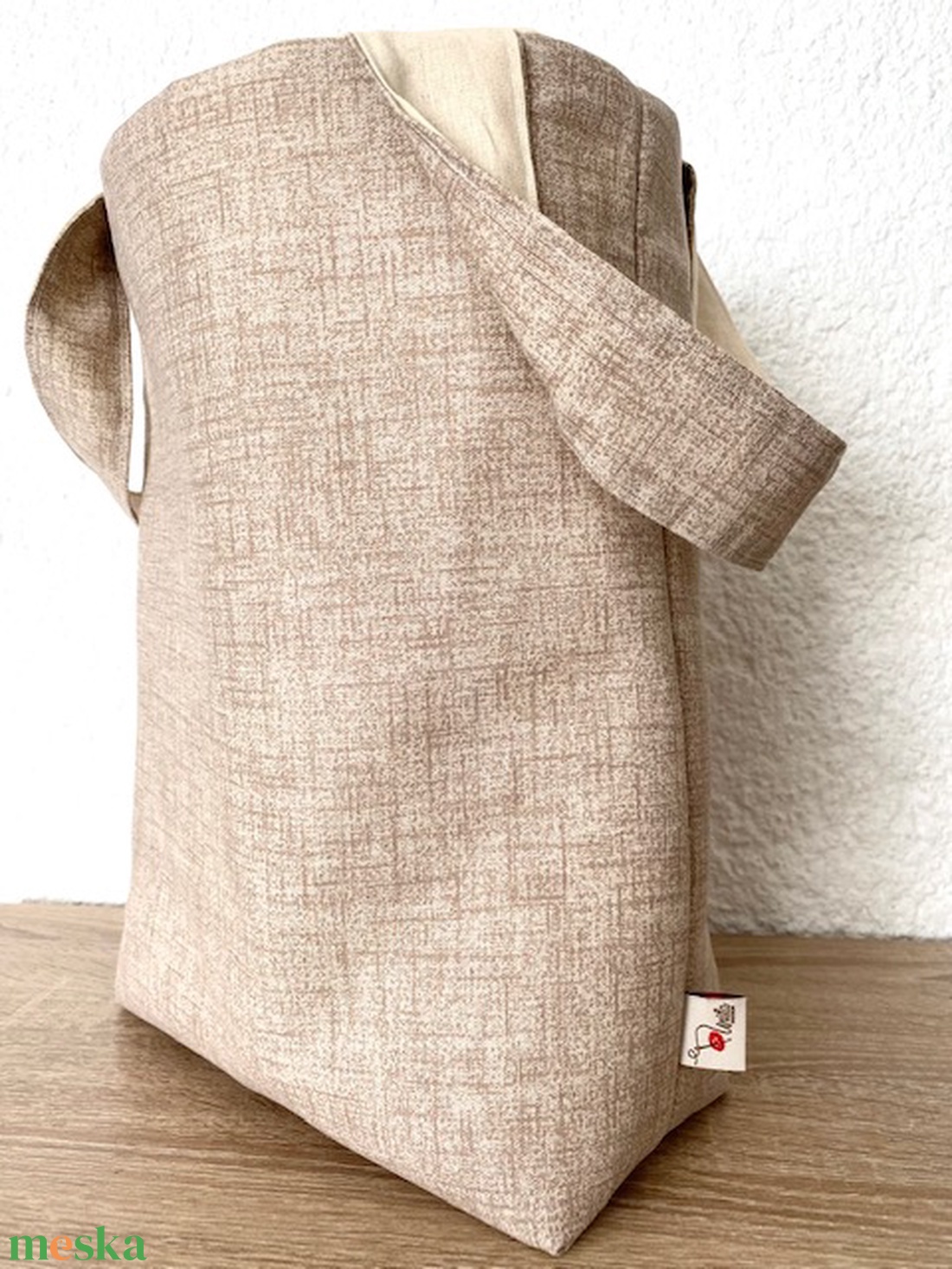 Textil tároló, barna-bézs (közepes) (rendelésre készült) - otthon & életmód - tárolás & rendszerezés - tárolókosár - Meska.hu Textil tároló, barna-bézs (közepes) (rendelésre készült) - otthon & életmód - tárolás & rendszerezés - tárolókosár - Meska.hu