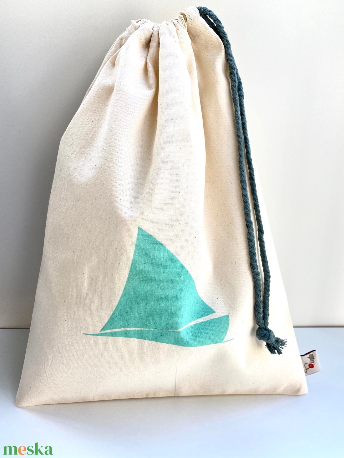Kenyértartó zsák, natúr (Vitorlás mintás) - táska & tok - bevásárlás & shopper táska - kenyeres zsák - Meska.hu Kenyértartó zsák, natúr (Vitorlás mintás) - táska & tok - bevásárlás & shopper táska - kenyeres zsák - Meska.hu