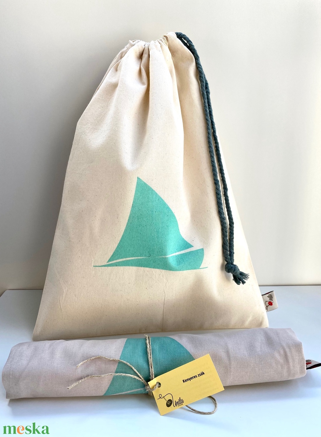 Kenyértartó zsák, natúr (Vitorlás mintás) - táska & tok - bevásárlás & shopper táska - kenyeres zsák - Meska.hu Kenyértartó zsák, natúr (Vitorlás mintás) - táska & tok - bevásárlás & shopper táska - kenyeres zsák - Meska.hu
