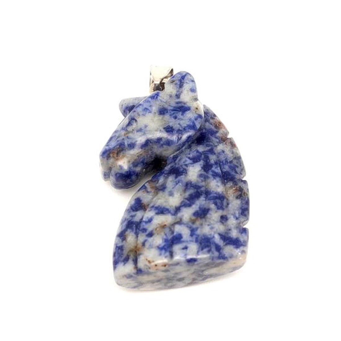 Ló medál szodalit spot 2x4cm - ékszer - nyaklánc - medál - Meska.hu
