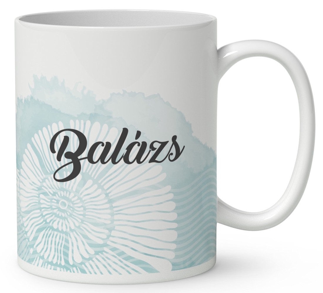 Névvel kérhető - Cuki zöld kis csiga mintás bögre - otthon & életmód - konyhafelszerelés, tálalás - tálalás - bögre & csésze - Meska.hu