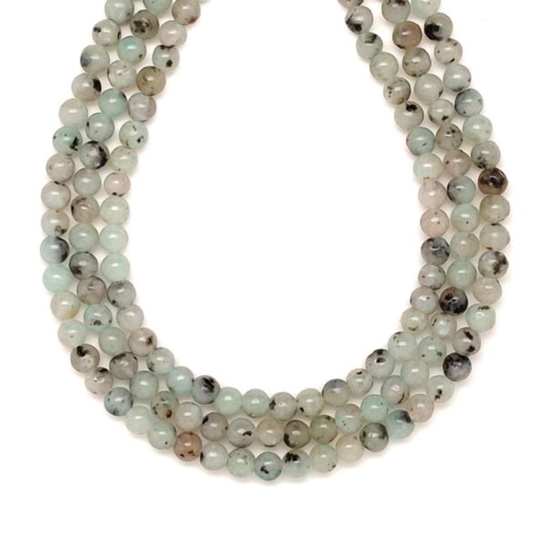 Jáspis kiwi golyó 4mm � ékszerkészítő alapanyag (füzér) - kellékek & szerszámok - ásvány alapanyag - ásványfüzér - Meska.hu