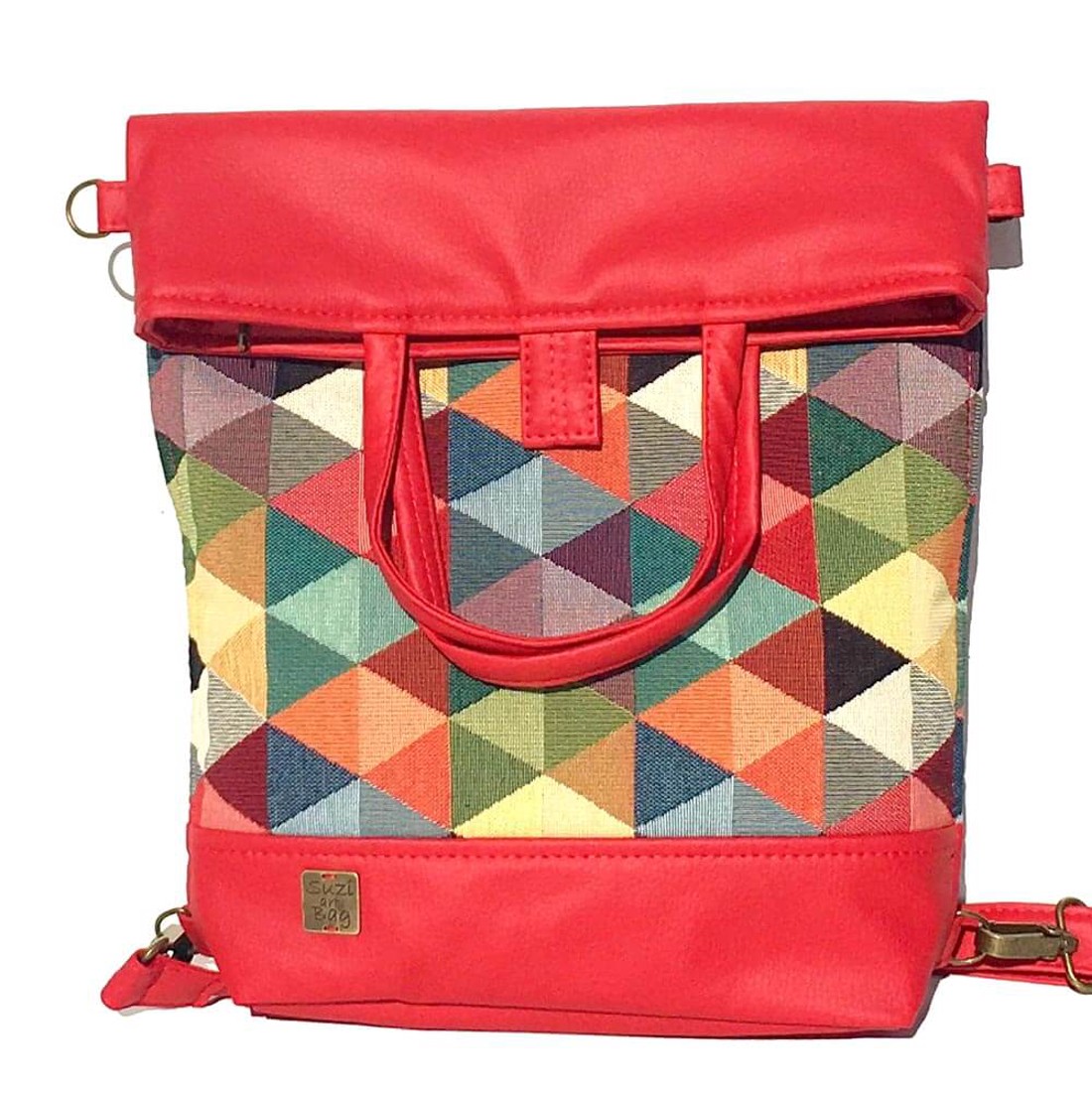 SuziartBag Piros káró mintás 2in1 hátizsák - táska & tok - kézitáska & válltáska - válltáska - Meska.hu SuziartBag Piros káró mintás 2in1 hátizsák - táska & tok - kézitáska & válltáska - válltáska - Meska.hu
