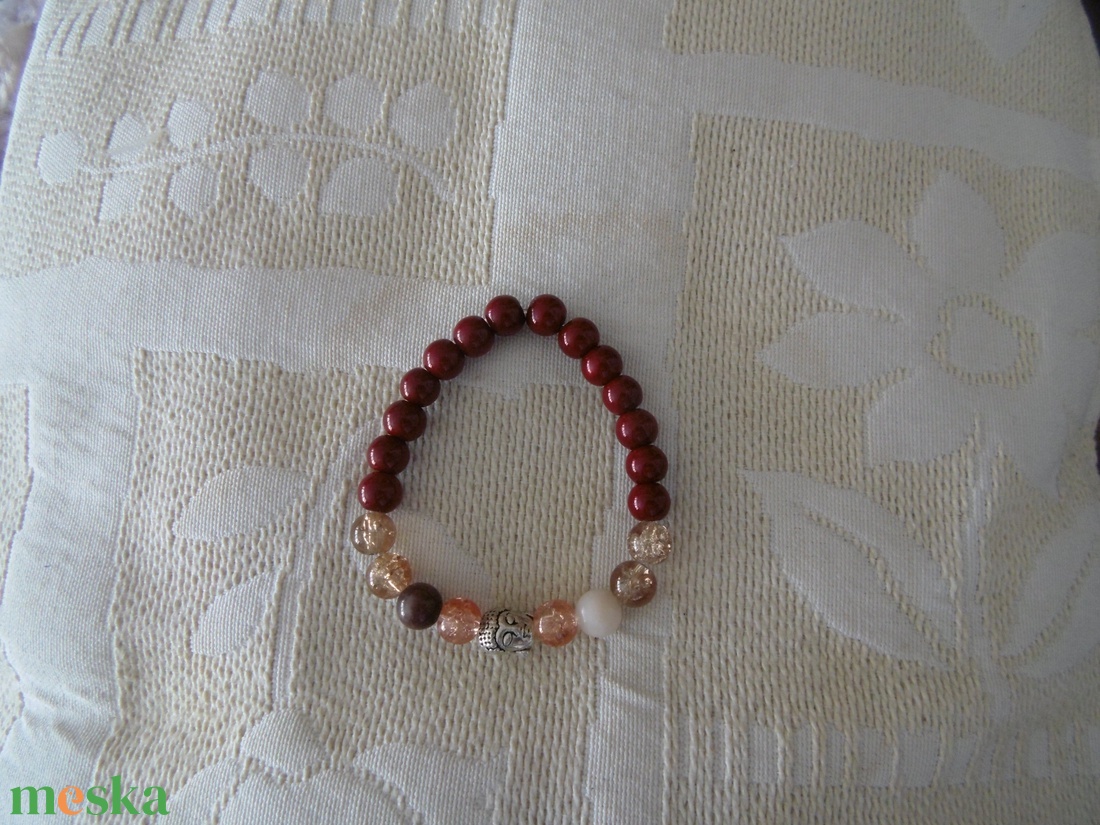 ásvány karkötő - ékszer - karkötő - gyöngyös karkötő - Meska.hu