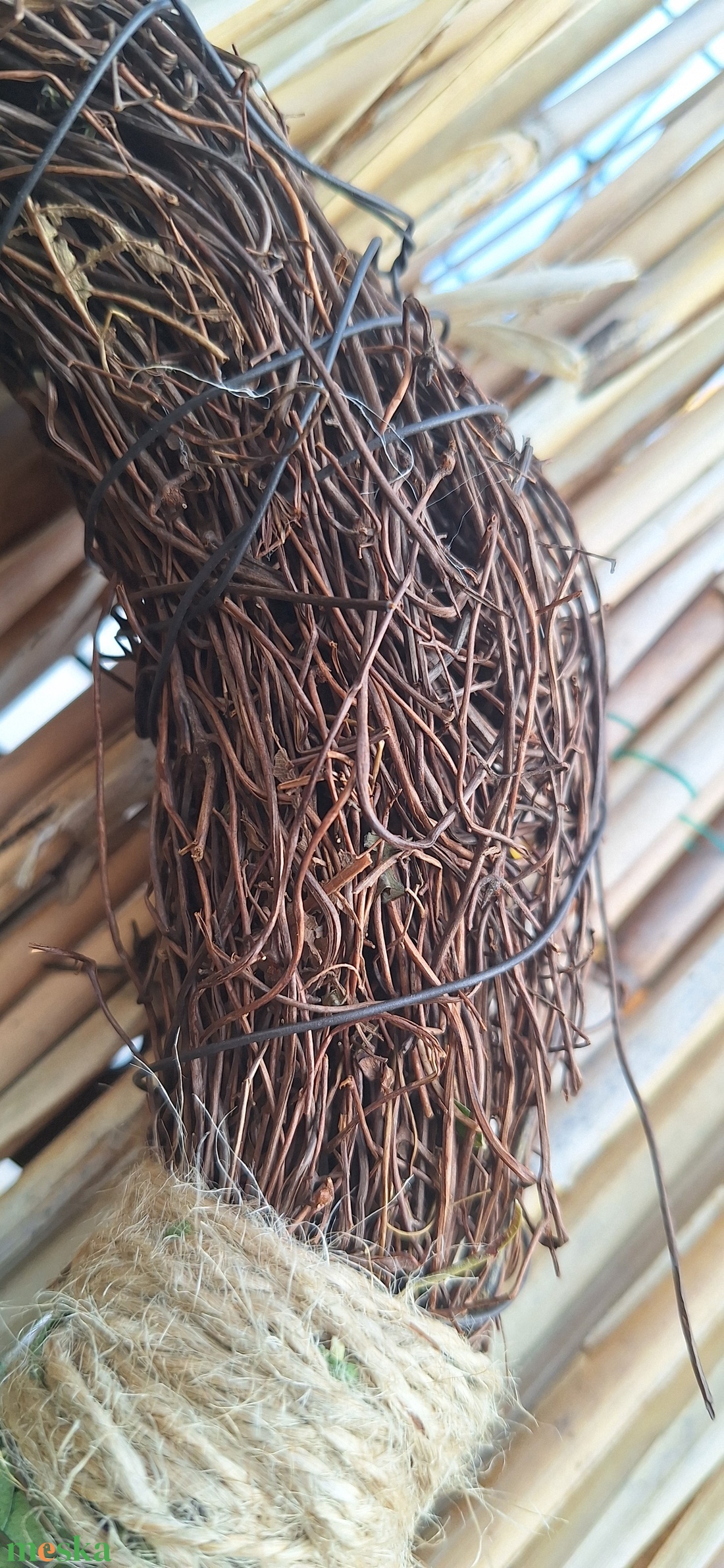 Csipkebogyó kopogtató - otthon & életmód - dekoráció - ajtó- és ablak dekoráció - ajtódísz & kopogtató - Meska.hu