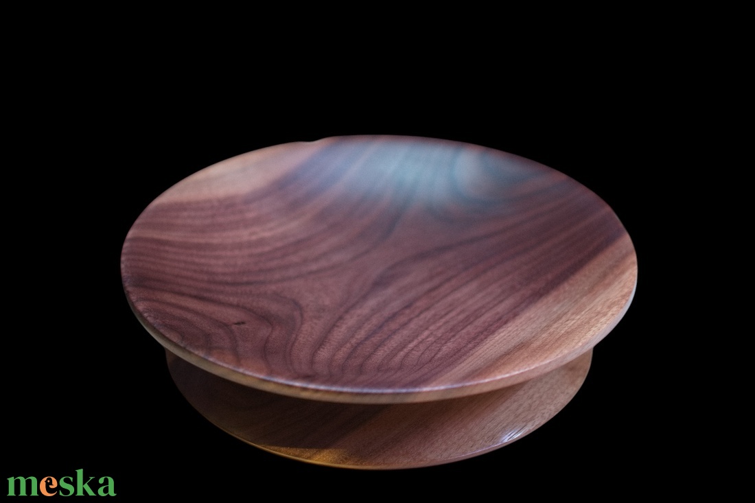 Fekete dió fatál - 5 - otthon & életmód - konyhafelszerelés, tálalás - tálalás - kínálótál - Meska.hu