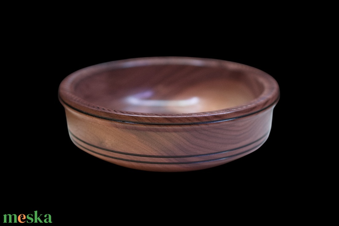 Fekete dió fatál - 7 - otthon & életmód - konyhafelszerelés, tálalás - tálalás - kínálótál - Meska.hu